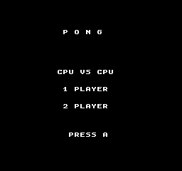 Pong demo